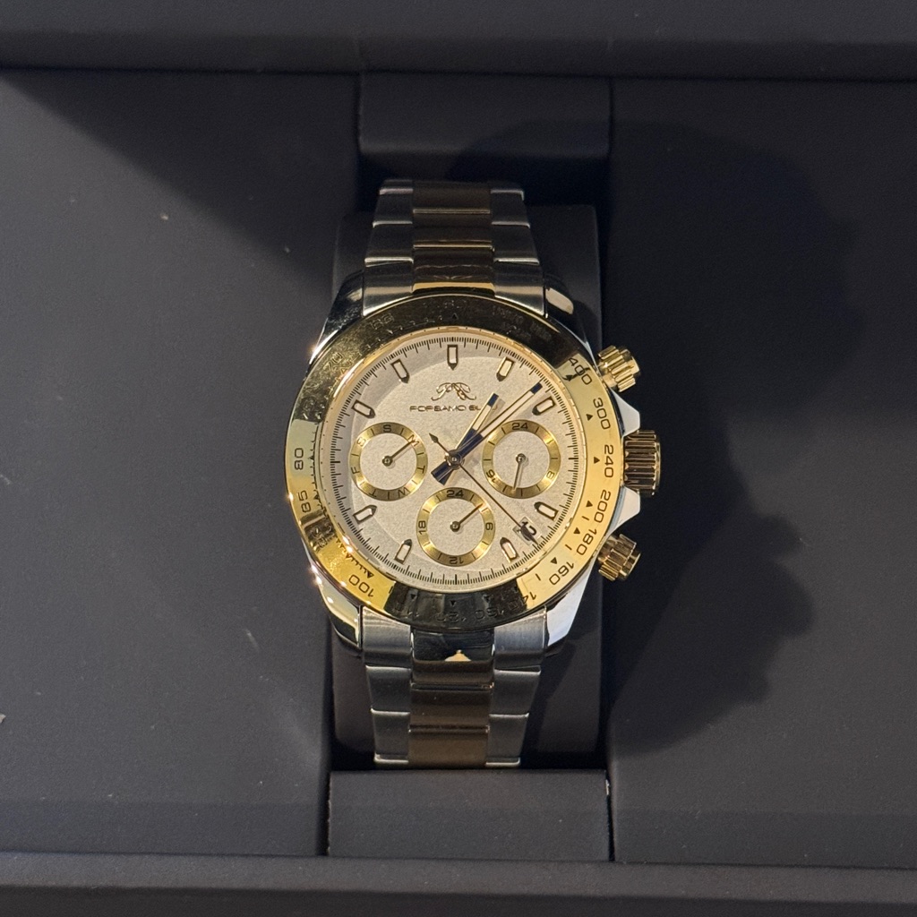 Porsamo Bleu Two-Tone Gold And Silver Bracelet Watch